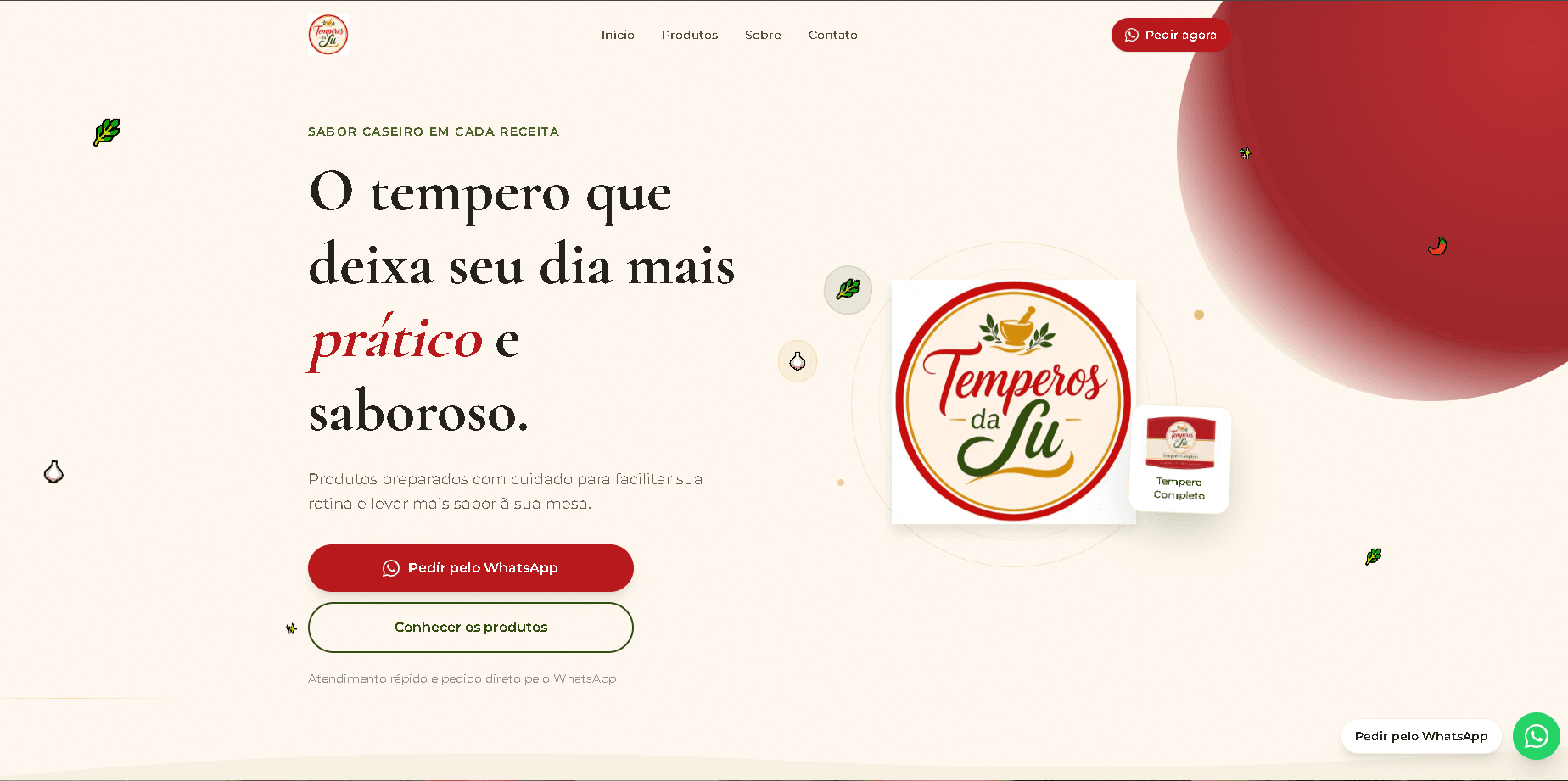 Temperos da Lu